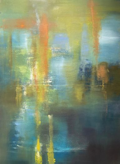 Oli on canvas, 100 x 70 x 2 cm